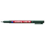 Edding E-142 M Çok Amaçlı Siyah Asetat Kalemi Siyah