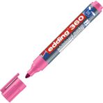 Edding E-360 Cap Off Pembe Yuvarlak 1.5-3 mm Uç Beyaz Tahta Kalemi