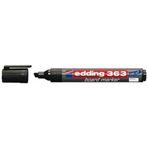 Edding E-363 Siyah Kesik Uç Beyaz Tahta Kalemi
