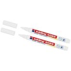 Edding E-4085 Beyaz 2'li Set Cam Kalemi - Siyah - 1
