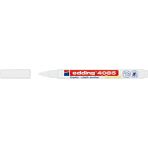 Edding E-4085 Beyaz Likit Tebeşir Kalemi Kokusuz 12 mm Uç Kalınlığı ile Su Bazlı