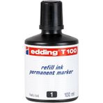 Edding E-T100 Permanent 100 ml Siyah Mürekkepli Markör Kalemi