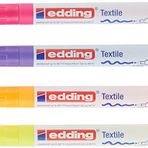 Edding ED4500B499FUN 4'lü Karışık Edding 4500 Tekstil Kalemi