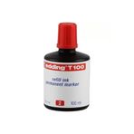 Edding Edding T100 Permanent Markör Mürekkebi Kirmizi 100Ml