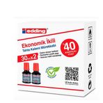 Edding Ekonomik İkili Kırmızı 2x30 ml Tahta Kalemi Mürekkebi