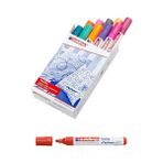 Edding Kırmızı 10'lu Paket Kalıcı Tekstil T-Shirt Kalemi / 4500/ 2-3mm / Renk Kod :2