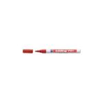 Edding Markör Boya 1-2 Mm Kırmızı Yuvarlak Uçlu Dekor Boya Kalemi ( 10 Lu Paket)