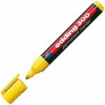 edding markör permanent kalem yuvarlak uçlu 1.5-3 mm sarı 300 (10 lu paket) - Yok