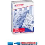 Edding Mavi 10'lu Paket Kalıcı Tekstil , T- Shirt Kalemi/ 4500/ 2-3mm Renk Kod : 10