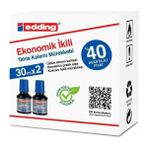 Edding Mürekkep Tahta Kalemi 30ML 2 Li Mavi