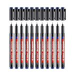 Edding Permanent S Seri 0.3 mm Mavi 147S 10 Adet Asetat Kalemi