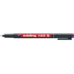 Edding Permanent S Seri Yuvarlak Uç 0.3 mm Mor 140S Asetat Kalem