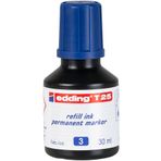 Edding Permanent Yedek Mürekkep 25 ml Mavi Markör