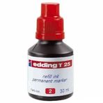 Edding T25 30 ml Kırmızı Permanent Markör Yedek Mürekkep