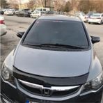Ede Honda Civic Fd6 2006-2012 Ön Kaput Koruyucu Rüzgarlığı Piano Black 3.2 mm Kalın Plastik