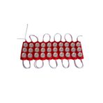 ede PARMAK LED LAMBA YUVARLAK CAMLI KIRMIZI (10 ADET) 12V