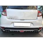Ede Renault Clio 3 Krom Çift Egzoz Görünümlü Difüzör