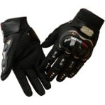 Edelvays shop 3 mevsim korumalı Motosiklet eldiveni EN13594 Sertifikalı yasaya uygun - XL - Siyah
