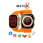 Edelvays Shop watch 8 ultra akıllı saat ıos androıd uyumlu bluetooth kablosuz sarj t800