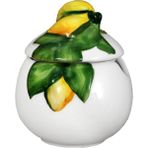 Edelweiss Italy Limoni Beyaz Seramik Şekerlik