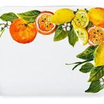 Edelweiss Limon ve Portakal Desenli 16x26 cm Dikdörtgen Tabak