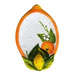 Edelweiss Limon ve Portakal Desenli 19x13 cm Limon Tabak