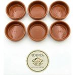 Edenza 9 cm 6'lı Set Çömlek Güveç Kase Sufle Kabı Fırın Kase Güveç Kabı Sütlaçlık Kase - Çok Renkli