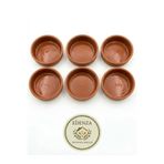 Edenza 9 Cm 6'lı Set Çömlek Güveç Kase Sufle Kabı Fırın Kase Güveç Kabı Sütlaçlık Kase