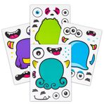 Edgewood Toys 24 Çocuklar İçin Canavar Çıkartması Yap - Canavar Temalı Doğum Günü Partisi Hediyeleri ve Malzemeleri - Çocuklar için Eğlenceli El Sanatları Projesi 3+ - Çocuklarınızın Yaratıcı Olmasına ve En