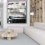 Edificio Yağlı Boya Dokulu Tablo 60X90 Gold Çerçeveli