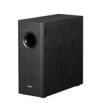 Edifier 70W RMS, 8 inç Uzun Mesafeli Woofer, Derin Bas (35Hz) Hoparlör, Dahili Amp, Düşük Bozulma, Faz Seçici ve Ev ve Stüdyo Sesi için Enerji Verimli T5s Powered Aktif Subwoofer, Siyah