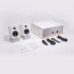 Edifier M60 Multimedia Kompakt Masaüstü Bluetooth Hoparlör - Beyaz Alüminyum Stand