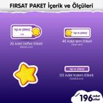 Edip Baskı Mor Yıldız Okul Etiketi Fırsat Paket