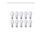 Edison 10 Adet Led Ampül Beyaz Renk Kırılmaz 9 Watt Tasarruflu Yüksek Işık Gücü A Enerji Sınıfı 9w Ampül