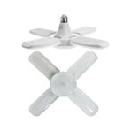 Edison 4 Kollu 4+1 Pervane Şeklinde Katlanabilir Açısı Ayarlanabilir 40 Wat Beyaz Led Ampul E-27 Duy