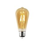 EDİSON 6w E27 Rustik Led Sarı Ampul