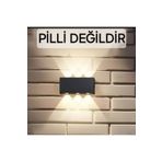 Edison Dekoratif Modern Aplik Çift Yönlü Düz Kasa Şık Yeni Nesil Aplik (DİKKAT! PİLLİ DEĞİLDİR !)