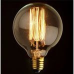 Edison Flemanlı Dekoratif Rustik Ampul 60 Watt E27 Duy, G120 Glop