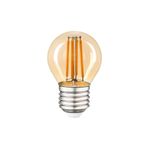 EDİSON G45 Bal Cam 6w E27 Mini Led Ampul - 2500k Gün Işığı