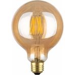 Edison G95 6W Flamanlı Rustik Dekoratif Led Vintage Ampul Amber Rengi
