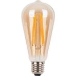 Edison St 64 Flamanlı Rustik LED Ampul 6 Watt Armut Model Rustik Ampul - Amber