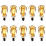 Edison ST64 Flamanlı Rustik 4W LED Ampul 10'lu Dekoratif