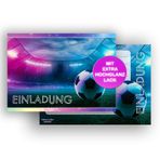 Edition Colibri 10 davetiye kartı, çocuk doğum günü, futbol, A6, futbolcular için parti davetiyesi, erkek ve kız çocukları için doğum günü davetiyesi