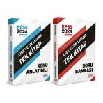 Editor 2024 Kpss Lise On Lisans Konu + Soru Tek Kitap 2 Li Set Editor Yayinlari