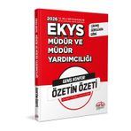 Editör Yayınları 2026 MEB EKYS Müdür ve Müdür Yardımcılığı Özetin Özeti
