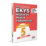 Editör Yayınları 2026 MEB EKYS Müdür ve Müdür Yardımcılığı Tamamı Çözümlü 5 Deneme Sınavı