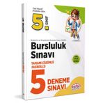 Editör Yayınları 5. Sınıf Bursluluk Sınavı Tamamı Çözümlü 5 Deneme