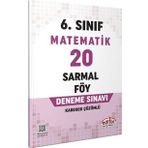 Editör Yayınları - 6. Sınıf Matematik 20 Sarmal Föy Deneme Sınavı