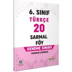 Editör Yayınları - 6. Sınıf Türkçe 20 Sarmal Föy Deneme Sınavı