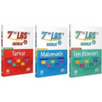 EDİTÖR YAYINLARI 7. Sınıf 7'den LGS'ye Hazırlık Türkçe + Matematik + Fen Bilimleri (3 Kitap)